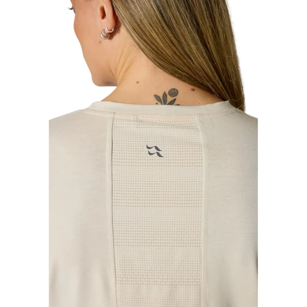 Maglietta da trekking RAB Rivelin Crop tee Pebble