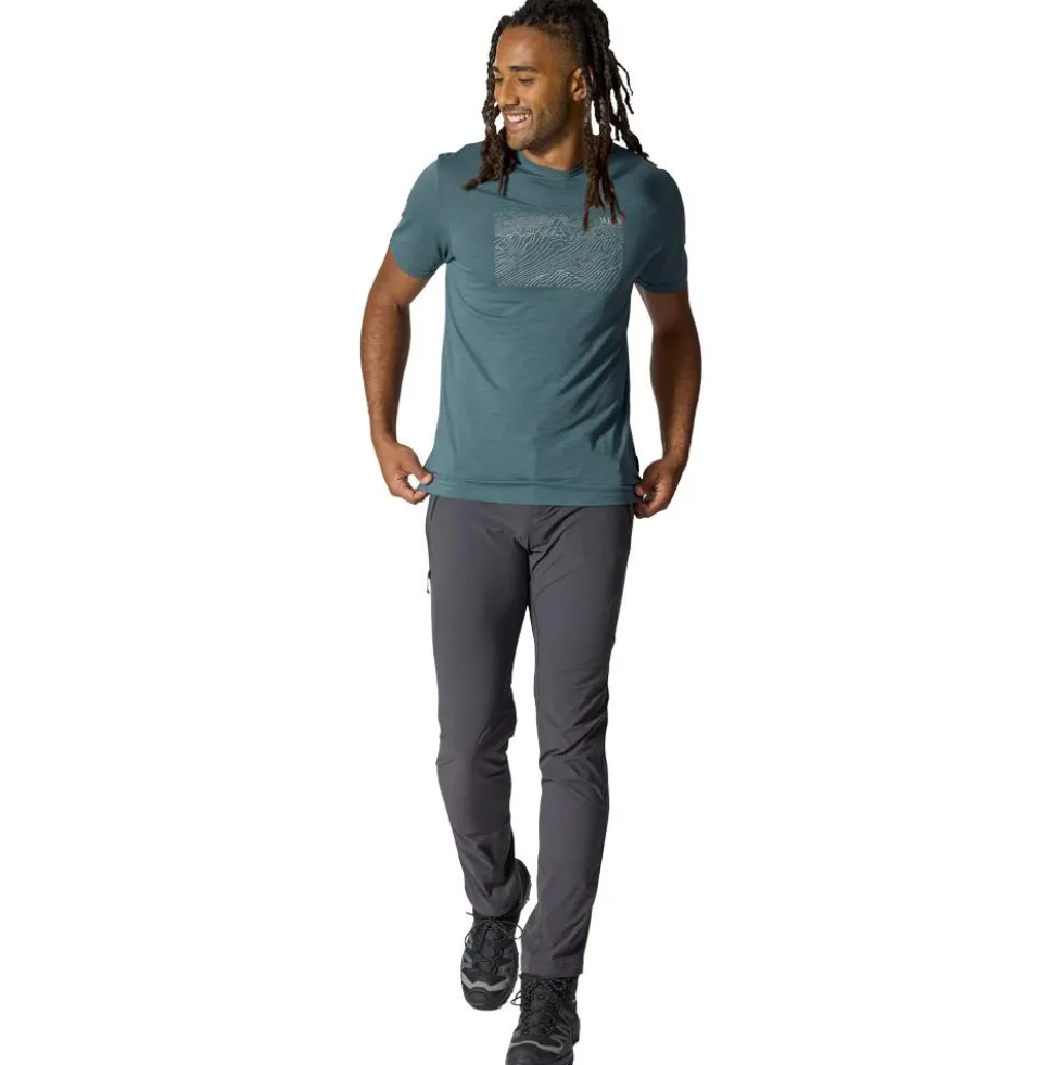 Maglietta da trekking RAB Syncrino Ridge Orion Blue
