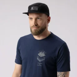 Maglietta da trekking Scott Defined Dri Short Sleeve Dark Blue