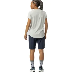 Maglietta da trekking Scott W's Defined Short Sleeve Cotton White