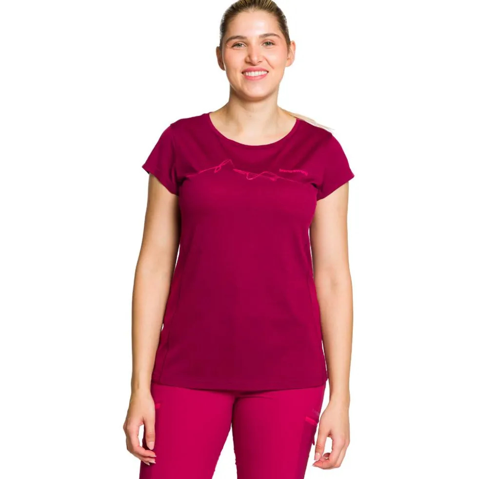 Maglietta da trekking Trangoworld Biella Beet Red