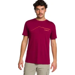 Maglietta da trekking Trangoworld Serneus Beet Red