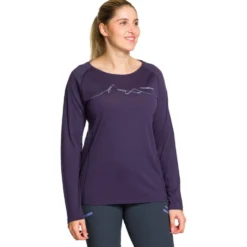 Maglietta da trekking Trangoworld Meru Purple Velvet