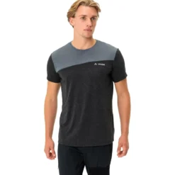 Maglietta da trekking Vaude Men's Sveit Shirt Black White