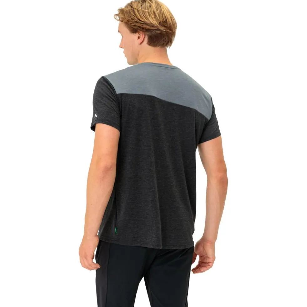 Maglietta da trekking Vaude Men's Sveit Shirt Black White