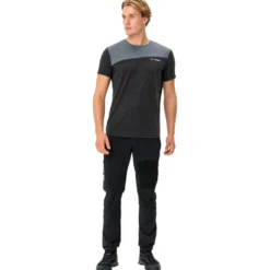 Maglietta da trekking Vaude Men's Sveit Shirt Black White