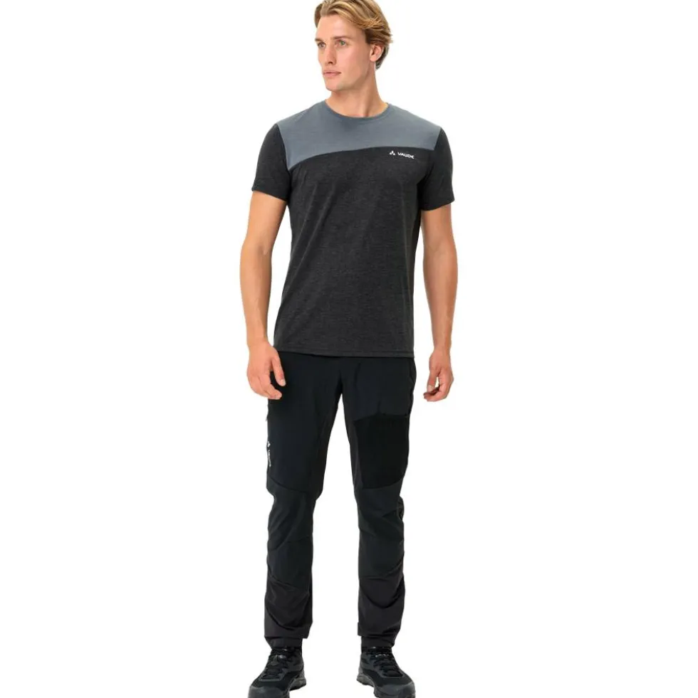 Maglietta da trekking Vaude Men's Sveit Shirt Black White