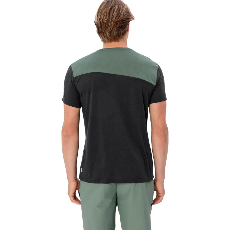 Maglietta da trekking Vaude Men's Sveit Shirt Black Agave