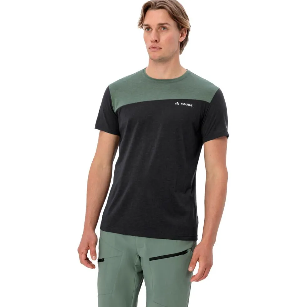 Maglietta da trekking Vaude Men's Sveit Shirt Black Agave