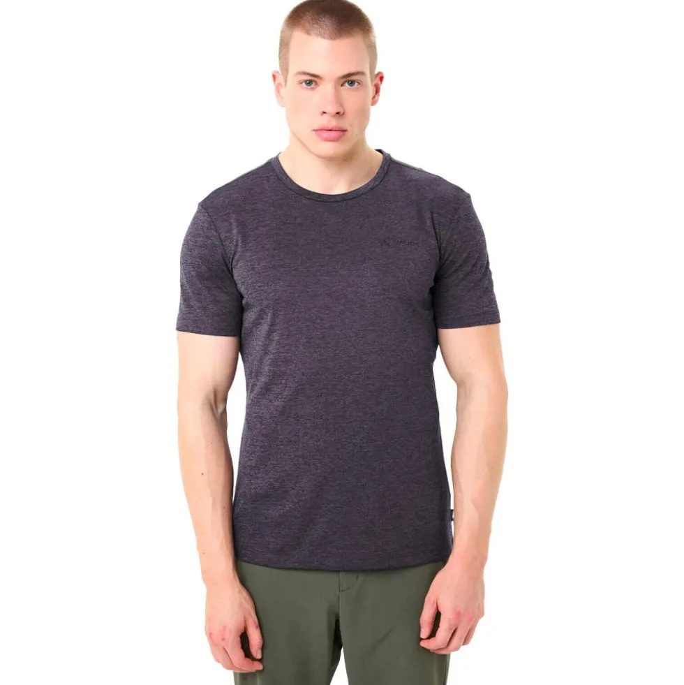 Maglietta da trekking Vaude Men's Essential Tee Shirt Purple Ask