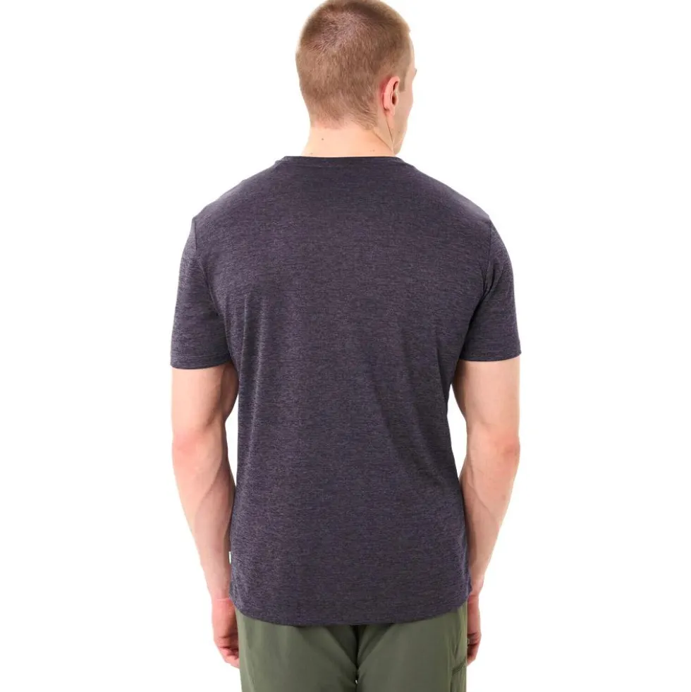 Maglietta da trekking Vaude Men's Essential Tee Shirt Purple Ask