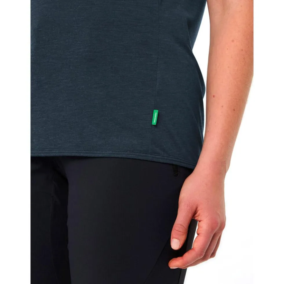 Maglietta da trekking Vaude Women's Tekoa T-Shirt II Dark Sea White