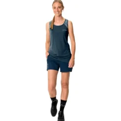 Maglietta da trekking Vaude Women's Sveit Top III Dark Sea