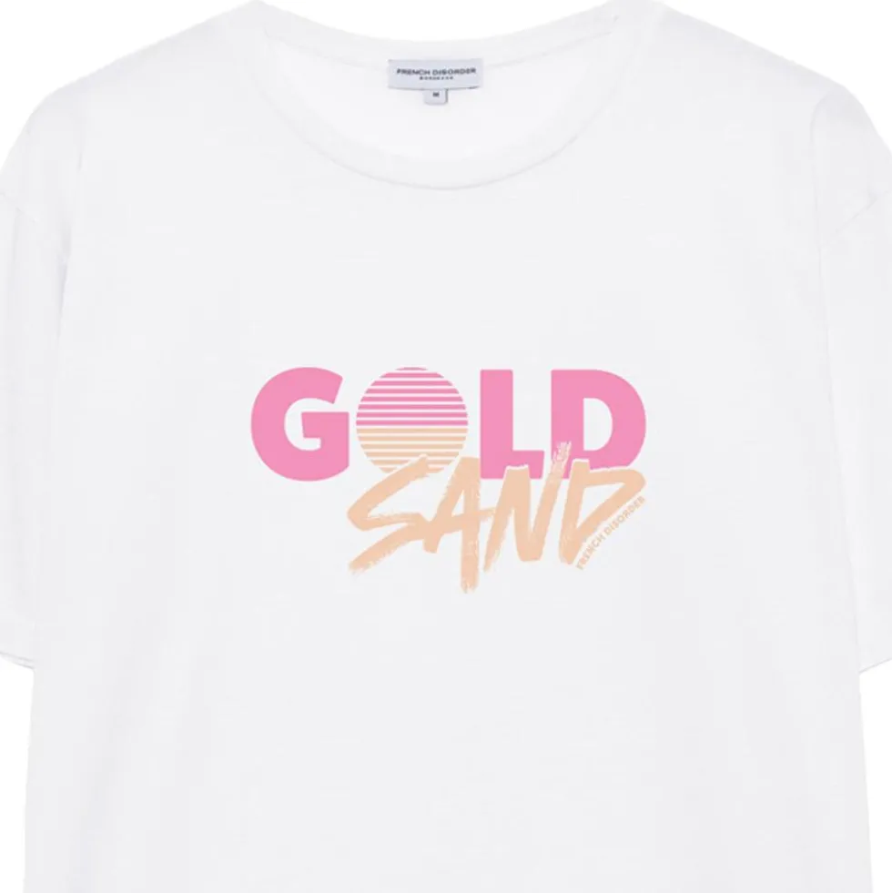 Maglietta French Disorder Mika Gold Sand White