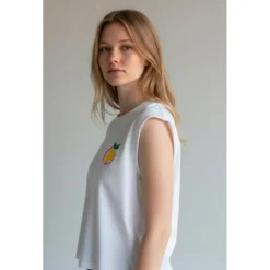Maglietta French Disorder Poppy Lemonade White