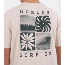 Maglietta Hurley Cycles Of The Earth Short Sleeve Bone