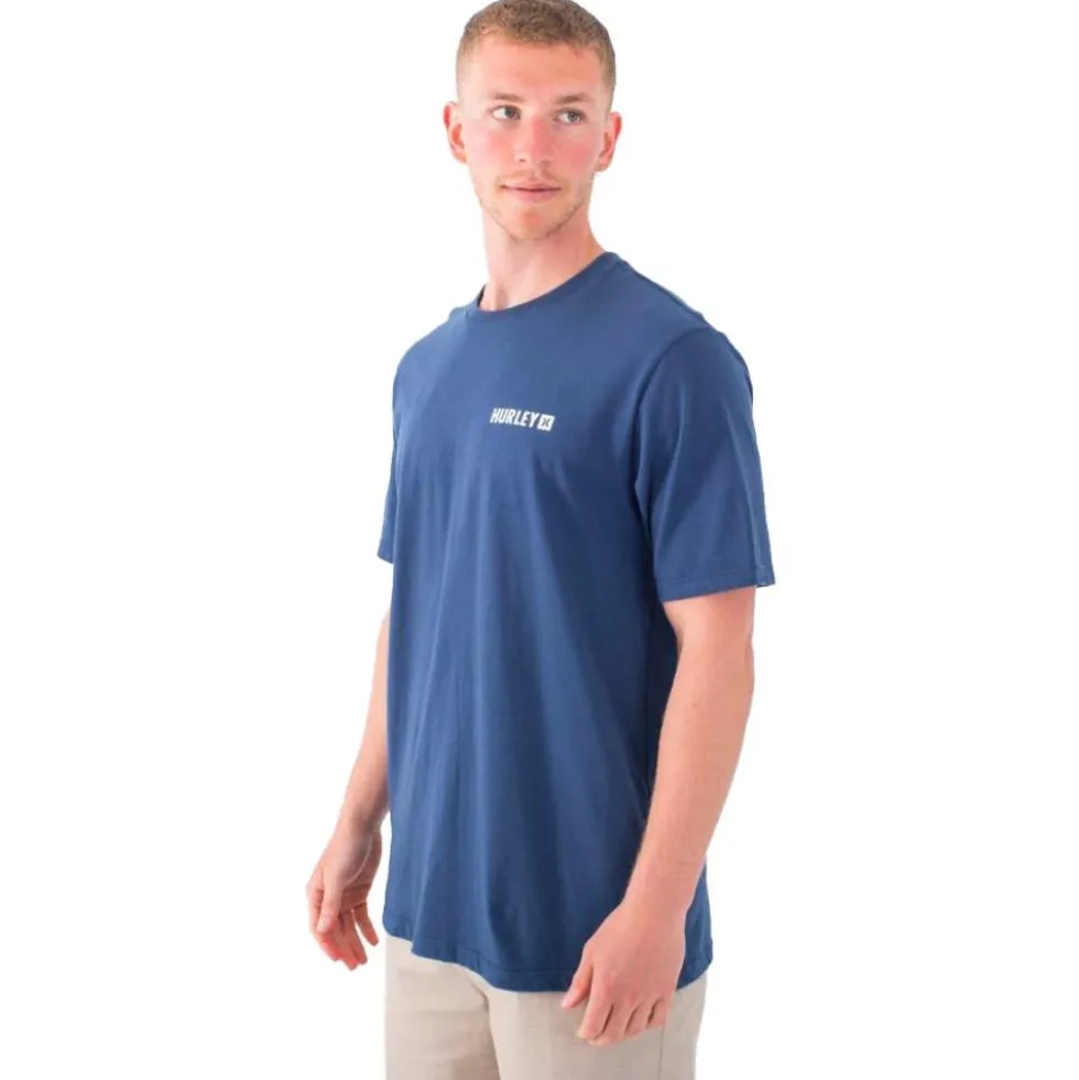 Maglietta Hurley Four Corners Short Sleeve Abyss