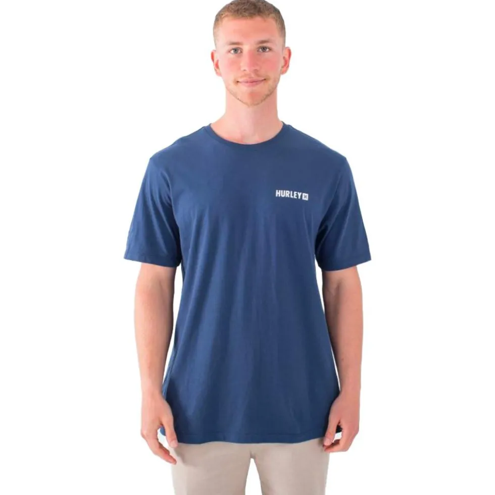 Maglietta Hurley Four Corners Short Sleeve Abyss