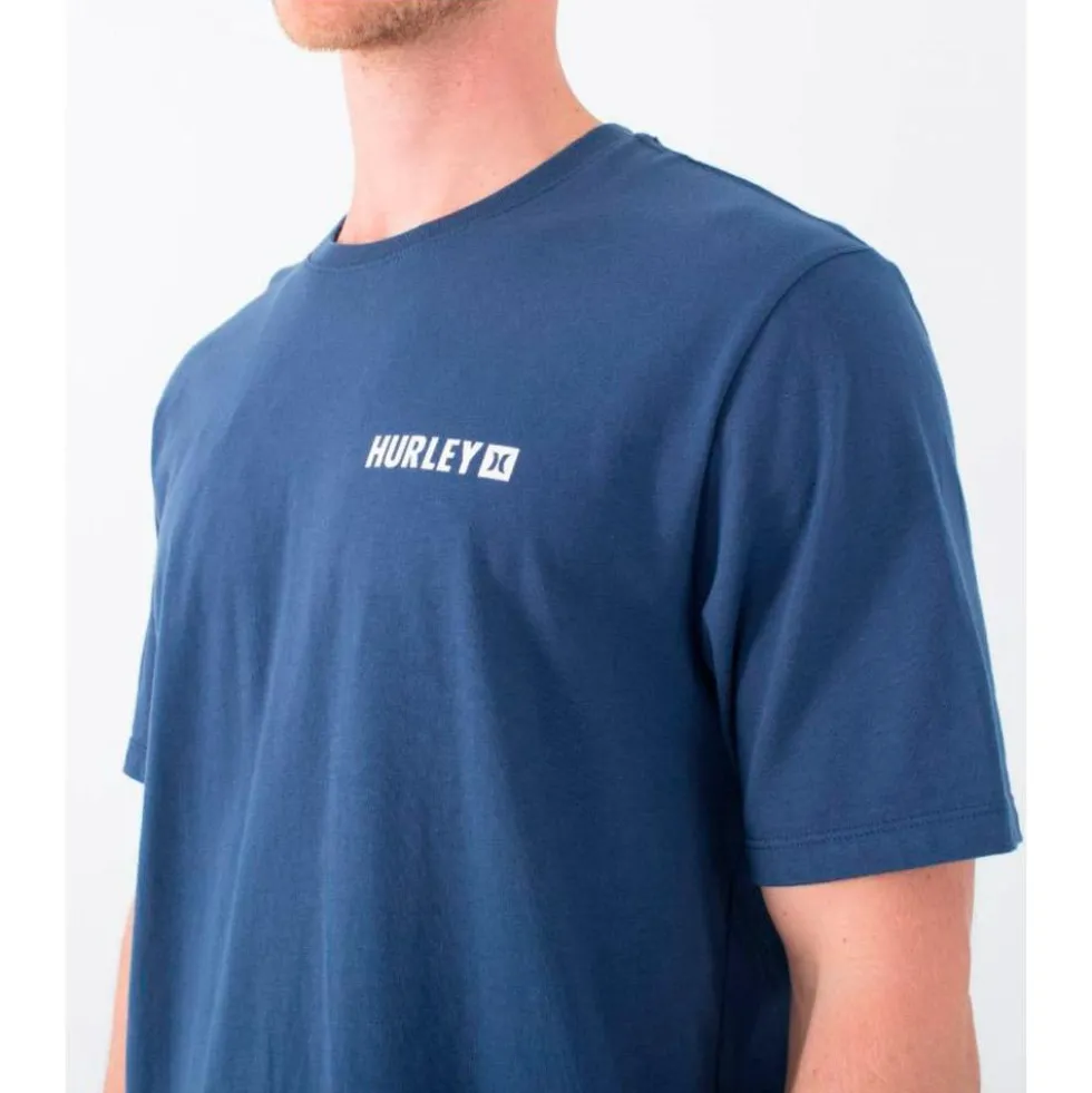 Maglietta Hurley Four Corners Short Sleeve Abyss
