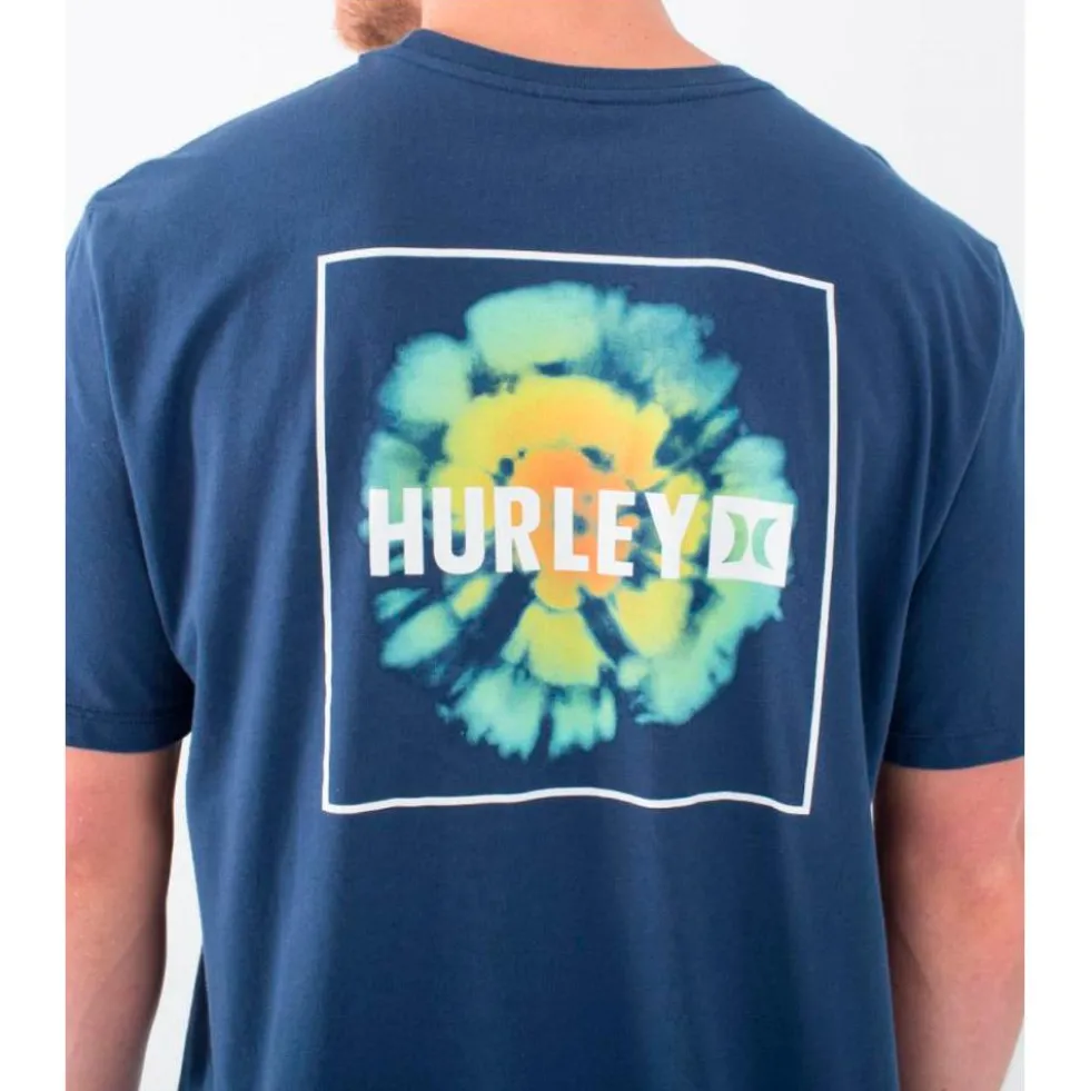 Maglietta Hurley Four Corners Short Sleeve Abyss