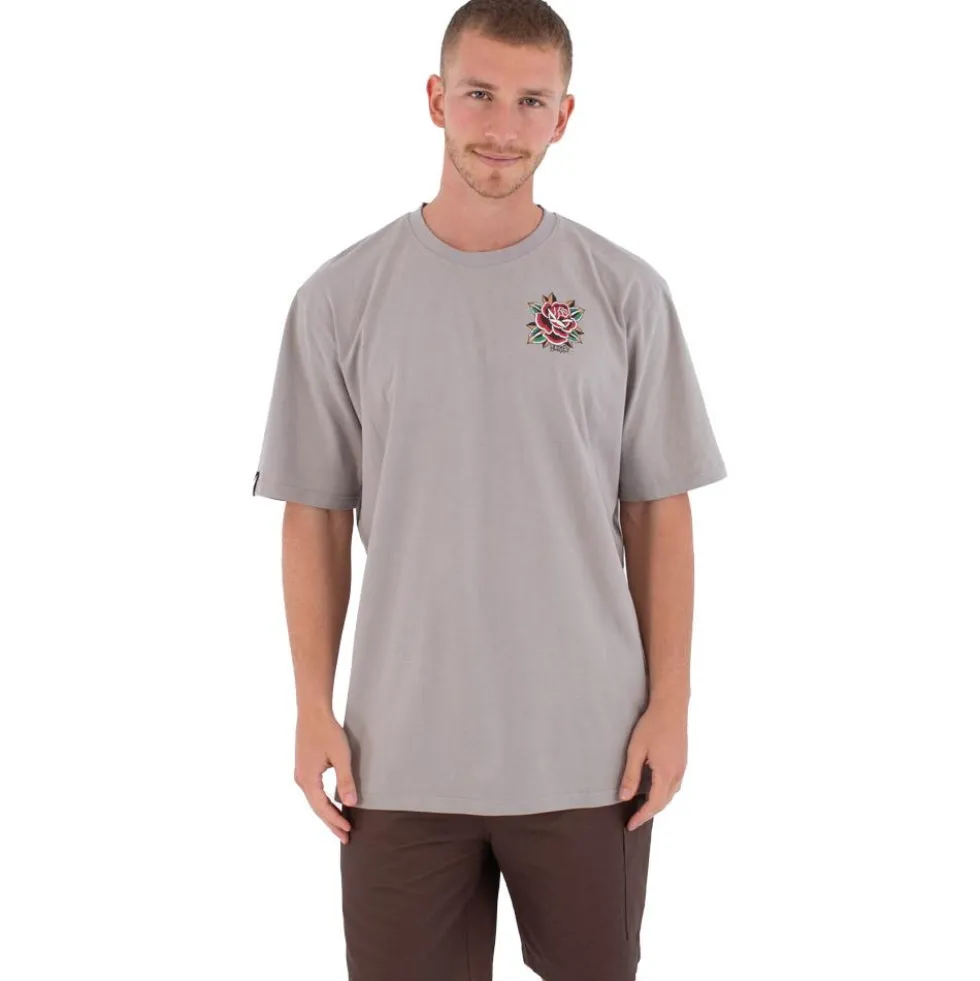 Maglietta Hurley Tattoo Trudy Tigger Short Sleeve Particle Grey