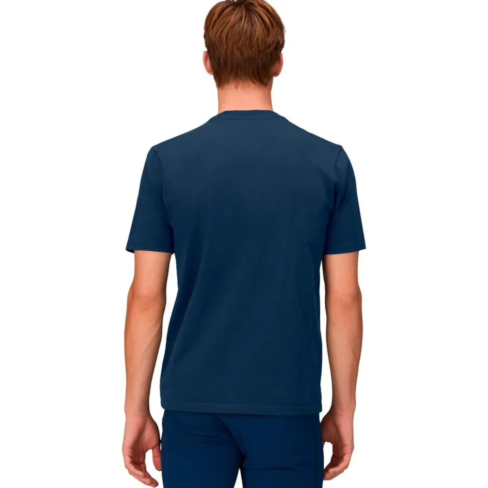 Maglietta Norrona 29 Cotton Viking Patch T Shirt Indigo Night