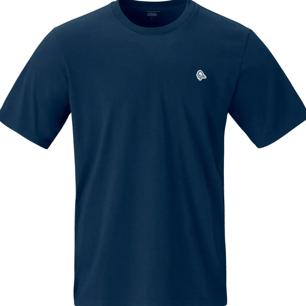 Maglietta Norrona 29 Cotton Viking Patch T Shirt Indigo Night