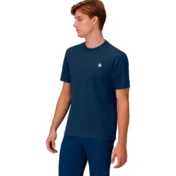 Maglietta Norrona 29 Cotton Viking Patch T Shirt Indigo Night