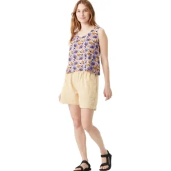 Maglietta Picture Silya Printed Tank Top Alpine Thistle Print