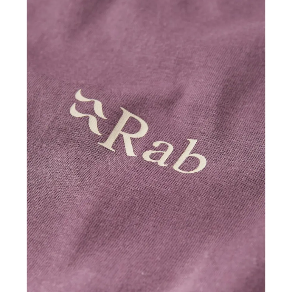 Maglietta RAB Stance Mountain Peak Dark Iris
