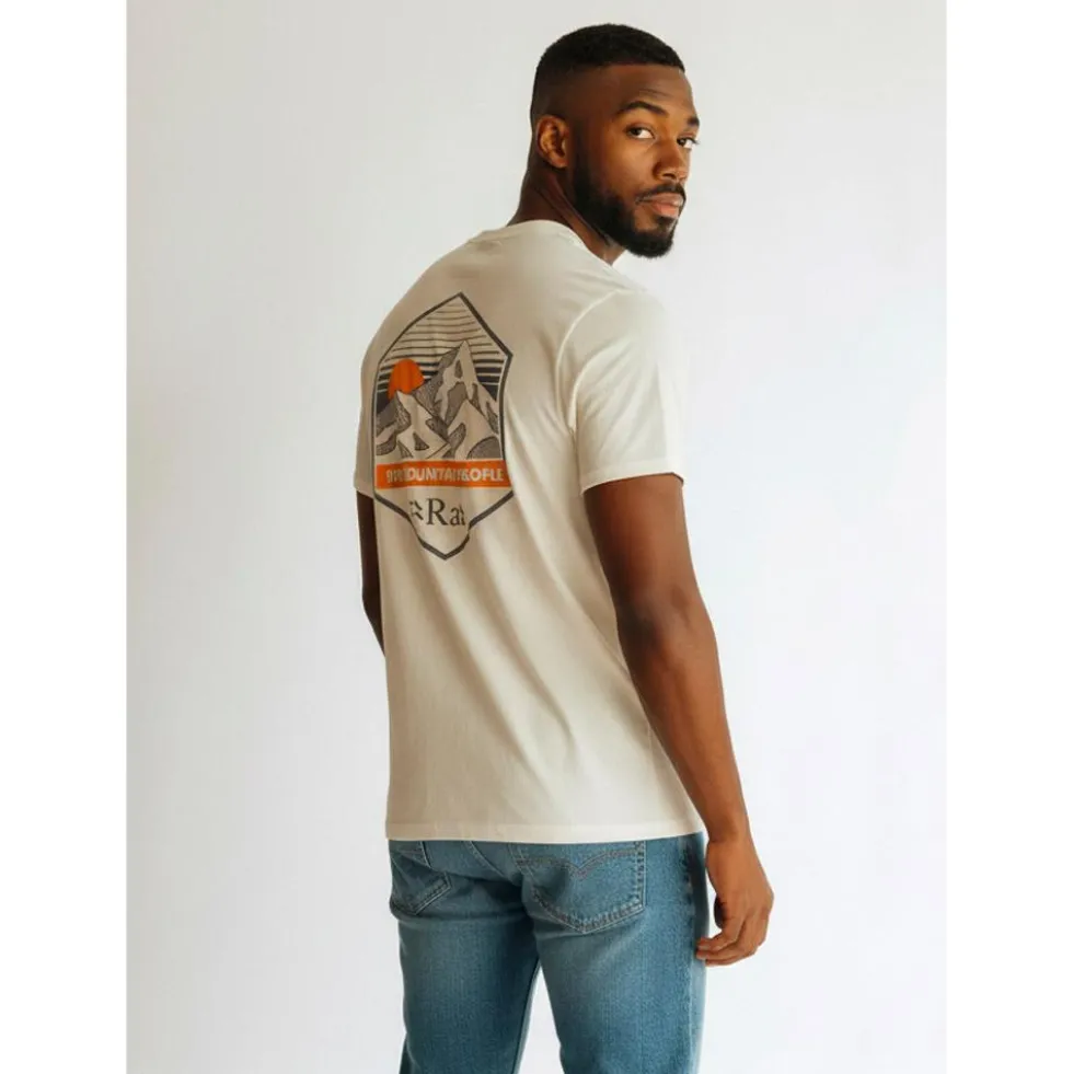Maglietta RAB Stance Mountain Peak Ecru