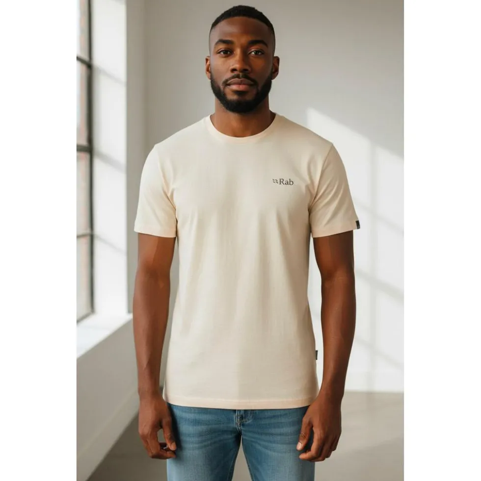 Maglietta RAB Stance Mountain Peak Ecru