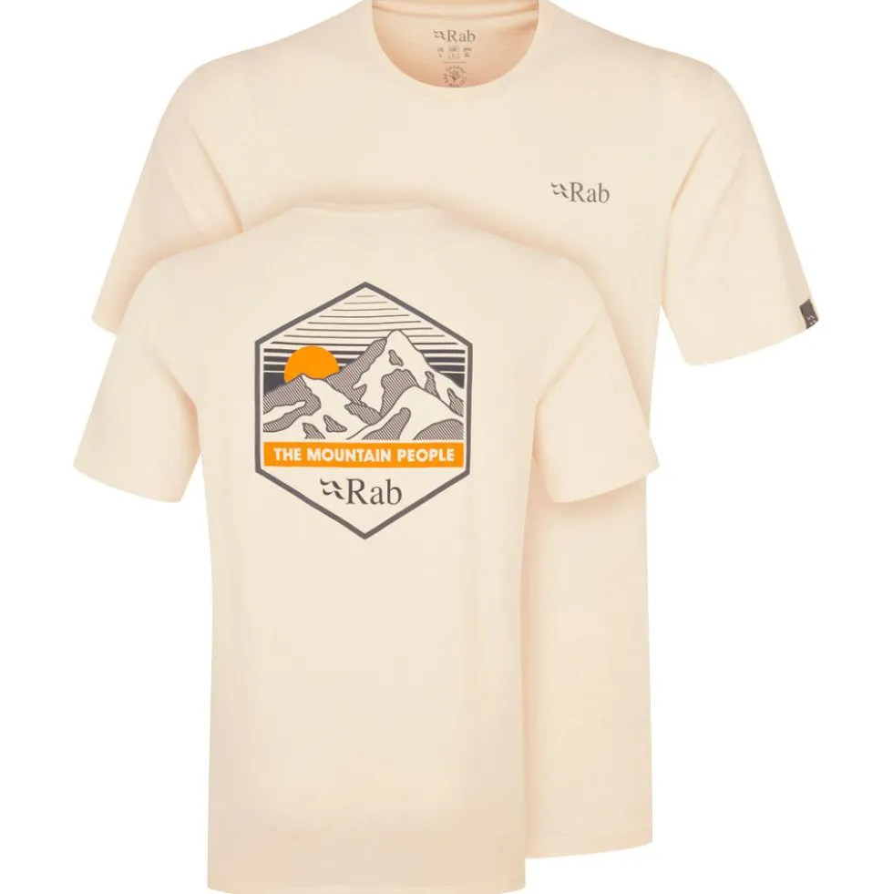 Maglietta RAB Stance Mountain Peak Ecru