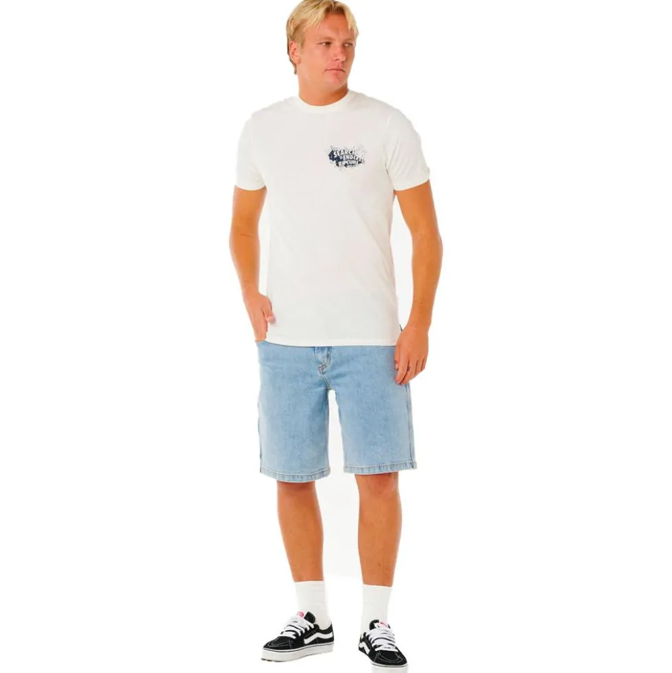 Maglietta Rip Curl Keep On Trucking Short Sleeve Bone