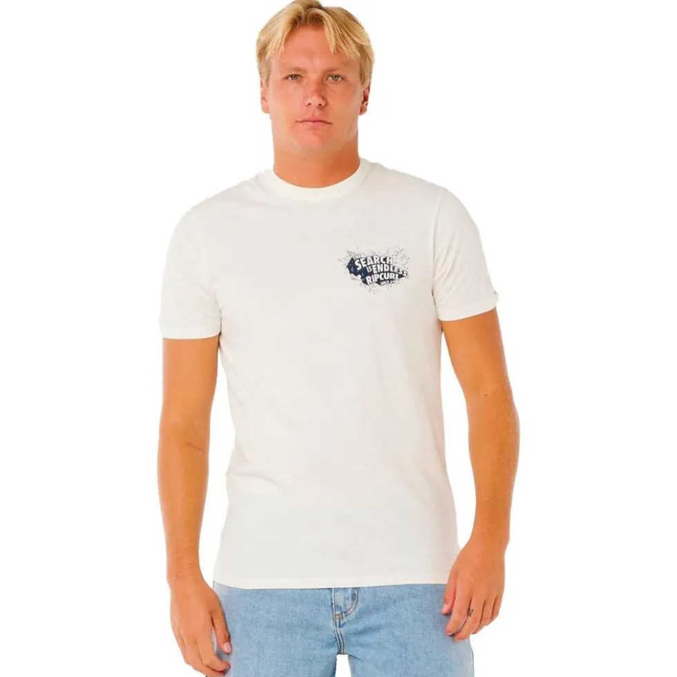 Maglietta Rip Curl Keep On Trucking Short Sleeve Bone
