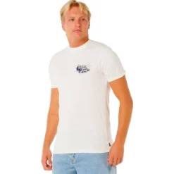 Maglietta Rip Curl Keep On Trucking Short Sleeve Bone