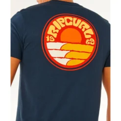 Maglietta Rip Curl Pacific Rinse Stacked Dark Navy