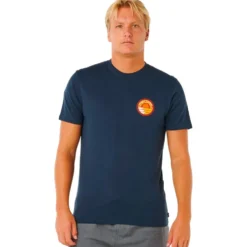 Maglietta Rip Curl Pacific Rinse Stacked Dark Navy