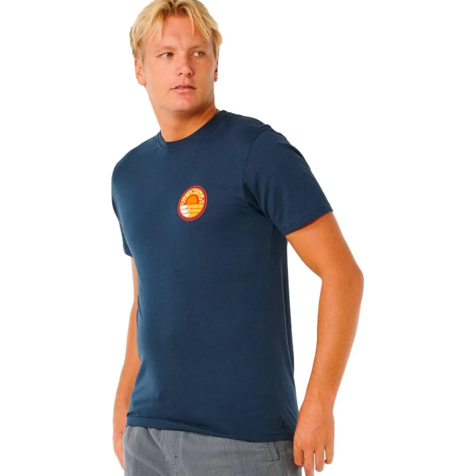 Maglietta Rip Curl Pacific Rinse Stacked Dark Navy