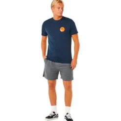Maglietta Rip Curl Pacific Rinse Stacked Dark Navy