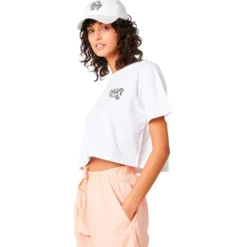 Maglietta Rip Curl Paradiso Crop White