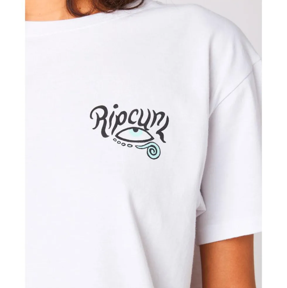 Maglietta Rip Curl Paradiso Crop White