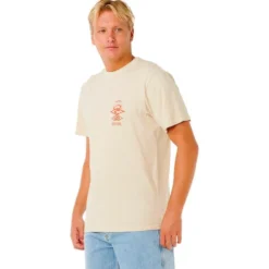 Maglietta Rip Curl Search Icon Vintage White