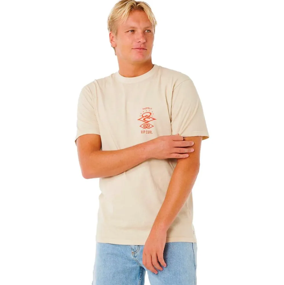 Maglietta Rip Curl Search Icon Vintage White