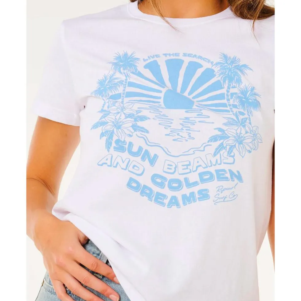 Maglietta Rip Curl Sun Beams Standard White