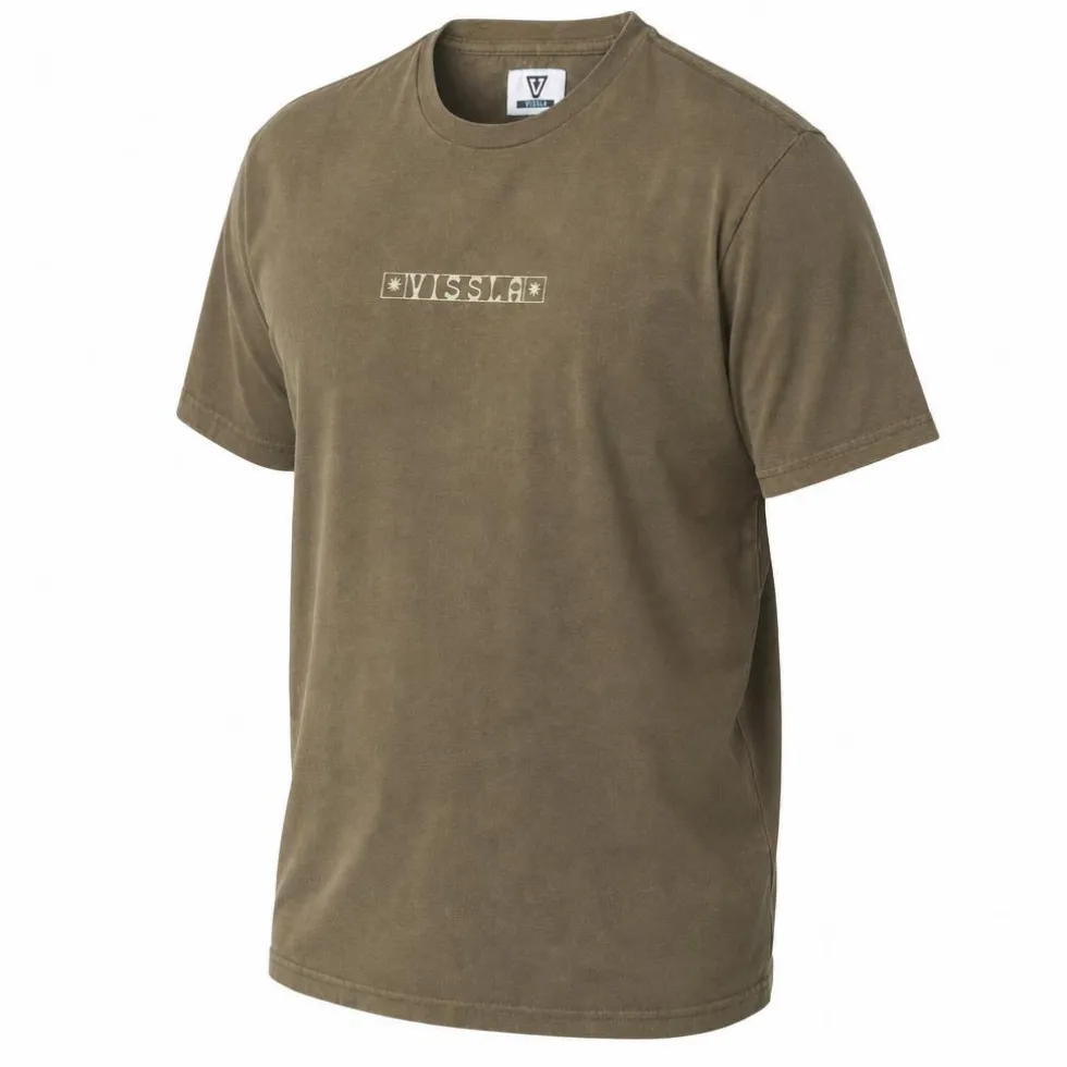 Maglietta Vissla Serpents Cosmic Wash Short Sleeve Chocolate