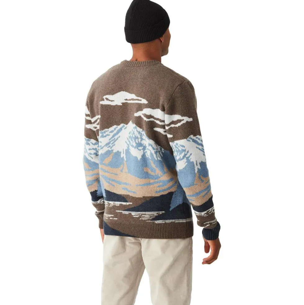Maglione Picture Gibow Knit Sweater Cloudy Landscape Men
