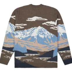 Maglione Picture Gibow Knit Sweater Cloudy Landscape Men
