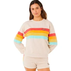 Maglione Rip Curl Surf Revival Relaxed Oatmeal
