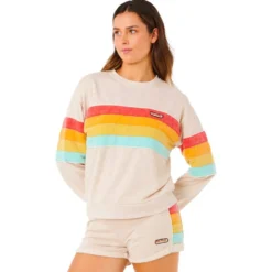 Maglione Rip Curl Surf Revival Relaxed Oatmeal